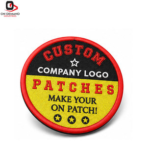 Custom Logo Premium Custom Garment Patches Featuring Durable <b>Embroidery</b> Premium <b>Materials</b> For Good Sale - Product Image 5