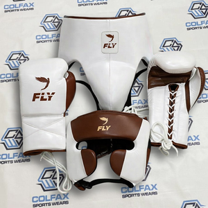 Ensemble de boxe en cuir sur mesure OEM, kit d'entraînement de haute qualité, protège-coins de boxe confortables et personnalisables - Product Image 4