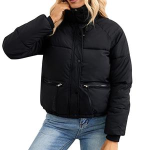 Blouson d'hiver imprimé de logo personnalisé de haute qualité pour femmes style rue principale avec poche à motif de lettre OEM vente en gros - Product Image 1