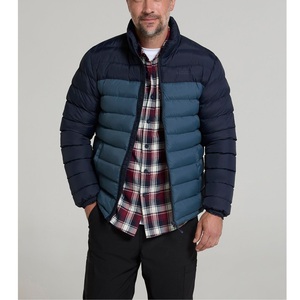 Chaqueta acolchada de invierno informal para hombre, logotipo frontal impermeable de lona, acolchada con cierre de cremallera de algodón, Exportación a un precio favorable desde BD - Product Image 4