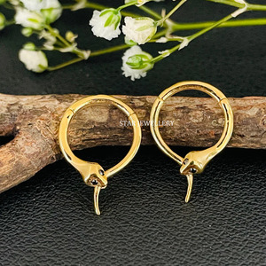 14K Solid <b>Gold</b> Snake Daith Piercing Fine Jewelry. - Product Image 1