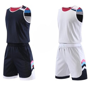 Custom Team Basketball Uniform Customized Design Printed Breathable Sleeveless Wholesale Good Quality Quick Dry 100% <b>Polyester</b> - Product Image 4