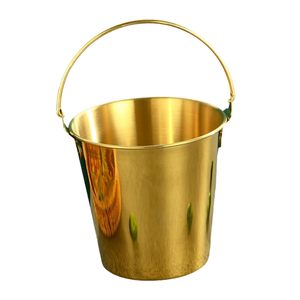 Cubo Multiusos de Acero Inoxidable de Primera Calidad con Elegante Acabado Dorado para Uso Doméstico, Hotelero y Comercial, Suministro al por Mayor - Product Image 1