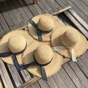 Hot Fashion Unisex Oversized Straw Hat Summer Trendy Casual Rafia From Vietnam for Women - Product Image 4