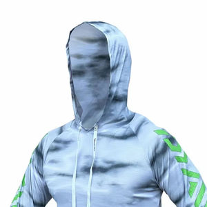 Sweat à capuche de pêche avec logo et taille personnalisés pour hommes 100% Polyester Vêtements d'extérieur imperméables - Product Image 3
