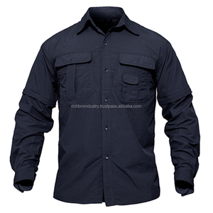 Camisas de Vestir de Manga Larga para Hombre, Tallas Grandes, Casuales, Ecológicas, Transpirables, Mezcla de Poliéster/Algodón, al por Mayor - Product Image 5