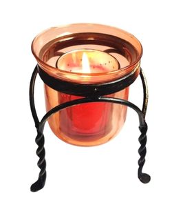 Portavelas de estilo Ins de metal negro para decoración de hogar y jardín Artículo de Regalo perfecto - Product Image 1