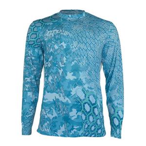 Camiseta de Pesca para Hombre con Logotipo Personalizado, Impresión por Sublimación, Alta Calidad, Ligera, Protección UV, para Actividades al Aire Libre - Product Image 4