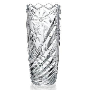 Jarrón de cristal decorativo transparente para decoración del hogar de 8 pulgadas, productos calientes, jarrón cilíndrico, cristal transparente y cristal para centro de mesa de boda - Product Image 1