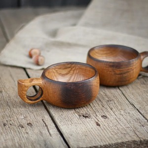 Tasse à boire en bois poli faite à la main d'excellente qualité pour servir des cocktails de limonade infusés à froid respectueux de l'environnement - Product Image 3