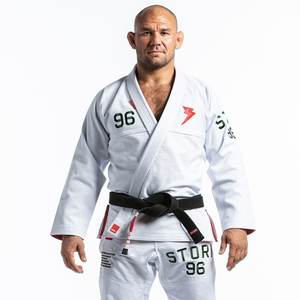 Unisex <b>Storm</b> Customized White Kimono and Karate Jiu-Jitsu Gi High Quality Quick Dry Breathable 100% Cotton Embroidered Uniform - Product Image 1