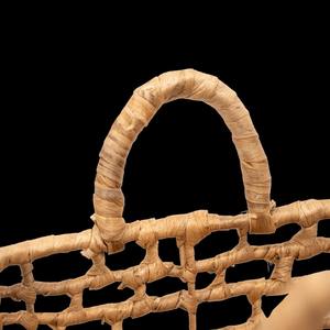 ตะกร้าสี่เหลี่ยมผักตบชวา ตะกร้าเก็บของทำมือ ขายส่ง เป็นมิตรกับสิ่งแวดล้อม ผลิตในเวียดนาม - Product Image 6