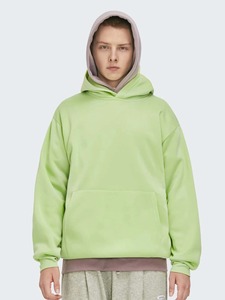2025 Sudadera con capucha de lana de algodón de gran tamaño para hombre, ropa de calle informal transpirable, suéter, sudaderas con capucha de moda hechas en Pakistán - Product Image 5
