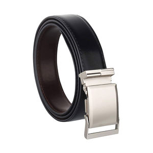 Ceinture en cuir pour hommes de taille adulte de couleur unie à ajustement confortable/Ceinture en cuir de style unique à la mode disponible à bas prix - Product Image 5