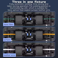 Machine à souder les fibres optiques Signal Fire 6 moteurs AI-5 PRO FTTH à fusion automatique haute précision avec chauffage automatique