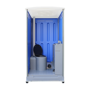 Cabina de Baño Portátil de Plástico, Baño Móvil para Obras de Construcción, Baño Móvil para Exteriores - Product Image 5