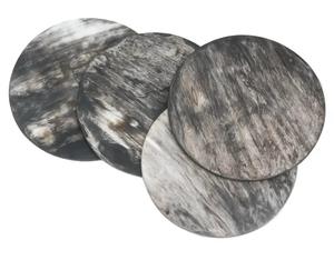 Sous-verres intemporels artisanaux de 5 mm d'épaisseur en corne de buffle et de bœuf, écologiques et personnalisables - Product Image 4