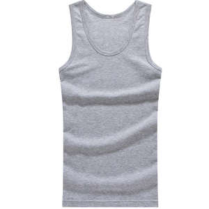 Hot Sale <b>Muscle</b> <b>Vest</b> Blank 100% Cotton Sleeveless T Shirt Men Tank Top - Product Image 1