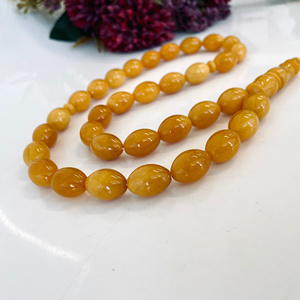 33เม็ดสีอำพัน, ไข่แดงเม็ดมะกอกอำพันบอลติกธรรมชาติสำหรับ dhikr, misbaha - Product Image 3