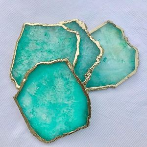 Ensemble de sous-verres faits à la main en résine époxy Vaisselle de luxe pour la décoration intérieure d'Inde - Product Image 5