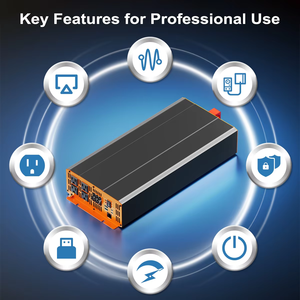 Inversor de Onda Sinusoidal Pura HOULI de 3000W, 12v 24v 48v a 110v CA, con Certificación ETL |   Inversor 12v 110v 3000w - Product Image 6