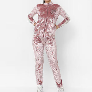 Chándales de Terciopelo para Mujer de Alta Calidad, 100% Algodón, Estilo Vintage de Invierno, Fabricante de Pakistán, Venta Directa de Fábrica - Product Image 1