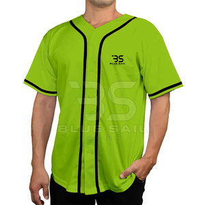 Camiseta de béisbol personalizada con logotipo bordado, perfecta para equipos y clubes deportivos, camiseta de béisbol al por mayor - Product Image 1