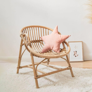 Rattan toddler accent <b>chair</b> for <b>nursery</b> decorations small cane kid seating <b>chairs</b> from top supplier - Product Image 4