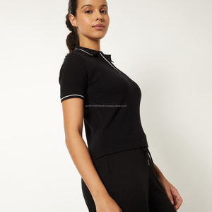 Camiseta Polo Fit2Fight para Mujer, de Alta Calidad, Marca de Diseñador, Transpirable, Tejida, Cómoda y Moderna - Product Image 3