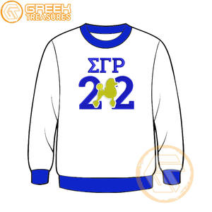Sudadera de lana de algodón Sigma Gamma Rho personalizada de alta calidad, Jersey bordado, chaqueta para mujer, ropa griega, estilo de hermandad - Product Image 6