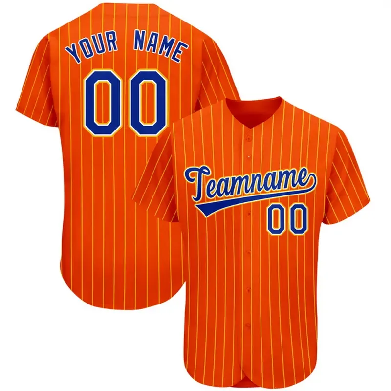 Camisetas de béisbol con rayas personalizadas para jóvenes, sublimación, imprime tu propio nombre, número, fanáticos, camiseta de béisbol