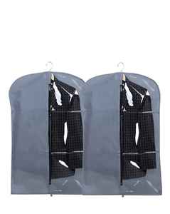 Housses de costume non tissées à fenêtre transparente de haute qualité Sacs de costume pliables de qualité supérieure pour une identification facile des vêtements Protégez votre - Product Image 2