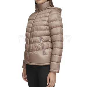 <b>Women</b> Puffer Jacket With Quilted Design And Front Zipper For Winter <b>Weather</b> Lightweight <b>Women</b> Puffer Jacket Breathable OEM - Product Image 3