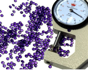Pierre précieuse naturelle 100% améthyste violette, taille brillant, 3 mm, facettée, couleur naturelle, zonage, certifiée par un tiers, pour la fabrication de bijoux - Product Image 6