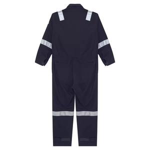 Salopette de sécurité réfléchissante pour hommes de haute qualité Logo personnalisable Costume de chaudière en coton à haute teneur en polyester avec poches - Product Image 2