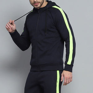 Conjunto personalizado de alta calidad de dos piezas con capucha para hombre, pantalón para correr, chándal deportivo para correr, ropa deportiva, chándal para hombre - Product Image 3