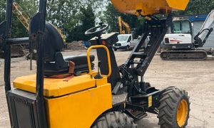 รถตักล้อยาง JCB รุ่น HTD-5 แบบไม่มีมลพิษ ขนาด 1 ตัน แบบเทท้ายสูง พร้อมเครื่องยนต์และลูกปืน สำหรับงานก่อสร้างและจัดสวน - Product Image 6