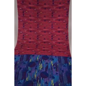 Vintage 5 Yards Indian Floral <b>Silk</b> <b>Fabric</b> Soft <b>Viscose</b> Saree for Boho Dresses Skirts Sewing & Fashion Design for Autumn Seasons - Product Image 2