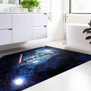 Tapis imprimé Star Wars - Meilleur tapis sur le thème du cinéma pour la chambre des garçons, tapis en velours - Product Image 4