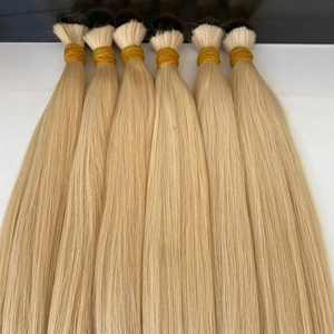 Cabello vietnamita a granel de grado superior, cabello humano virgen, liso, recto, textura brillante, extremos gruesos, Exportación a Europa - Product Image 1