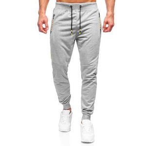 Bonne qualité hommes pantalons de Sport décontractés taille moyenne toile Gym Fitness survêtement pantalon pantalons de survêtement en plein air pour la vente en gros prêt à expédier - Product Image 5