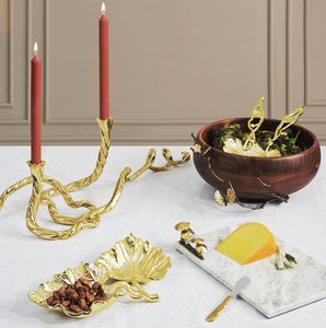 Tazón grande de metal de color dorado para servir alimentos, diseño simple, ideal para tazones para Mezclar alimentos y postres a un precio atractivo - Product Image 6