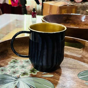 ถ้วยบนโต๊ะอาหารทองเหลืองสำหรับร้านอาหาร - Product Image 3