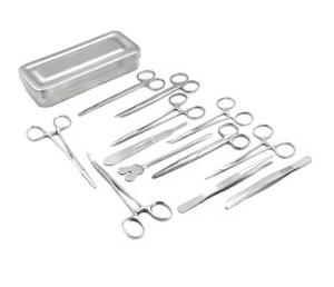 Juego de Instrumentos de Cirugía Menor Básica de Alta Calidad con Caja de Acero Inoxidable, Tijeras, Pinzas y Portaagujas, Kit Quirúrgico - Product Image 5