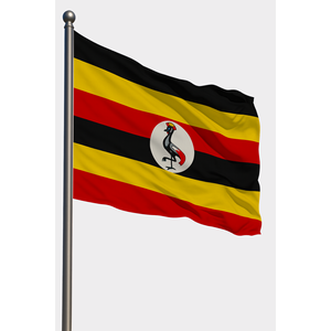 Customizable Uganda Outdoor Flag Digital Printed Aluminum Pole Silk Cotton Nylon Plastic <b>Banners</b> with Custom Logo for Automotive - Product Image 1