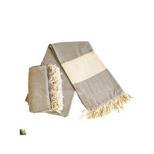 Toalla de playa turca ligera de algodón secado rápido elegante duradero cómodo ecológico suave absorbente para viajes al aire libre - Product Image 4