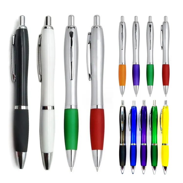 NPPL-016 özel logo kişiselleştirilmiş tükenmez kalem kauçuk kavrama promosyon plastik tükenmez kalem