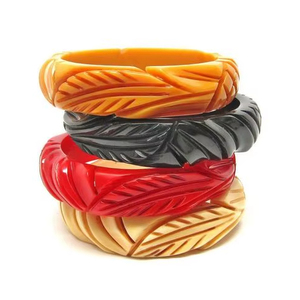 Cổ Điển Tay Khắc Nhựa Thiết Kế Nhựa Tự Nhiên <span class=keywords><strong>Bangle</strong></span> Phong Cách Ấn Độ, Tay Khắc <span class=keywords><strong>Bangle</strong></span>, <span class=keywords><strong>Colourful</strong></span> <span class=keywords><strong>Bangle</strong></span> - Product Image 1