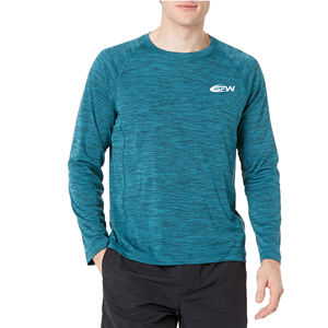 เสื้อแรชการ์ดไฮบริดสำหรับผู้ชาย, เสื้อผื่นคันแบบแห้งเร็วป้องกันเอว - Product Image 1