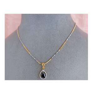 Stylish Best Quality <b>Silver</b> Polish With CZ Stones Look Pendent <b>Set</b> <b>Necklace</b> with <b>Earrings</b> for Women for Party Wear For Women - Product Image 2